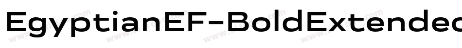 EgyptianEF-BoldExtended字体转换