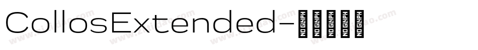 CollosExtended字体转换