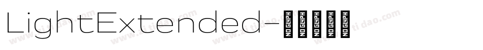 LightExtended字体转换