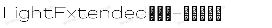 LightExtended生成器字体转换