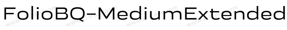 FolioBQ-MediumExtended字体转换