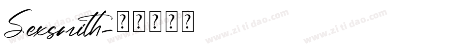 Sexsmith字体转换