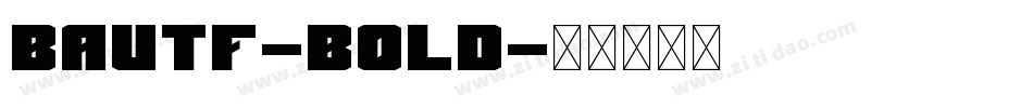 BauTF-Bold字体转换