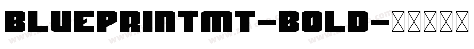 BlueprintMT-Bold字体转换