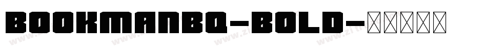 BookmanBQ-Bold字体转换