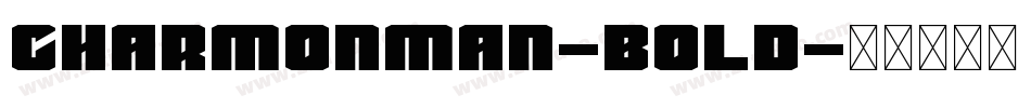 Charmonman-Bold字体转换