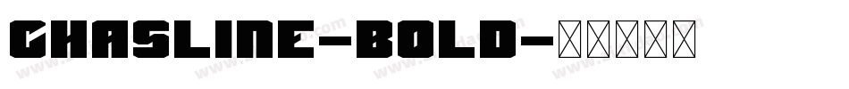 Chasline-Bold字体转换