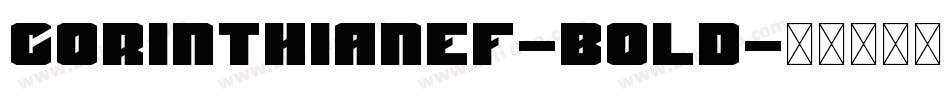 CorinthianEF-Bold字体转换