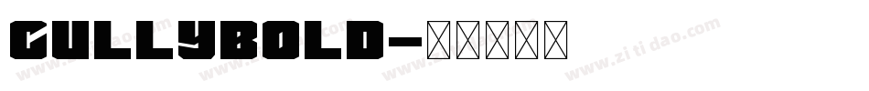 CullyBold字体转换