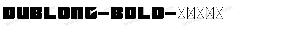 DublonC-Bold字体转换