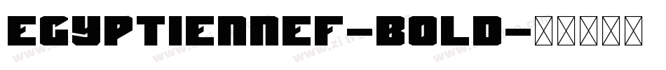EgyptienneF-Bold字体转换
