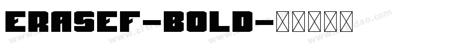 ErasEF-Bold字体转换