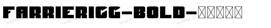 FarrierICG-Bold字体转换