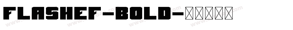 FlashEF-Bold字体转换