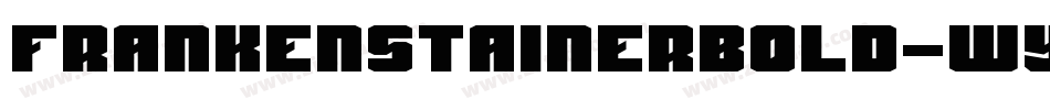 FrankenstainerBold-Wyyov字体转换