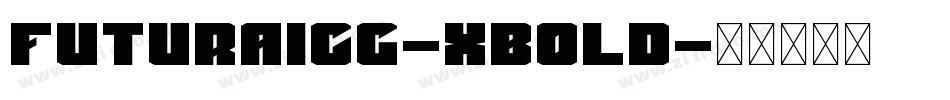 FuturaICG-XBold字体转换