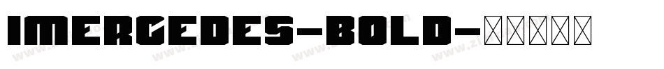 Imercedes-Bold字体转换