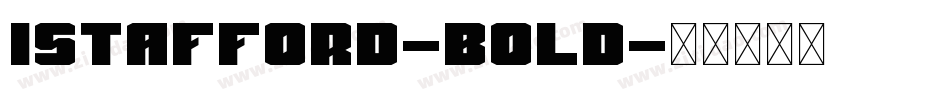 Istafford-Bold字体转换