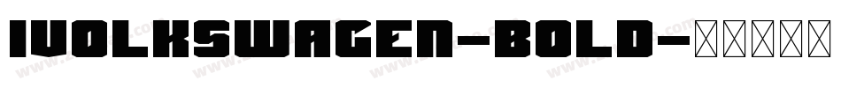 Ivolkswagen-Bold字体转换