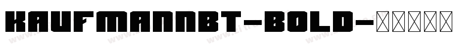 KaufmannBT-Bold字体转换