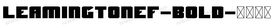 LeamingtonEF-Bold字体转换
