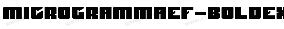 MicrogrammaEF-BoldExtend字体转换