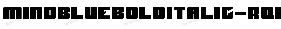 MindblueBoldItalic-rqpK字体转换