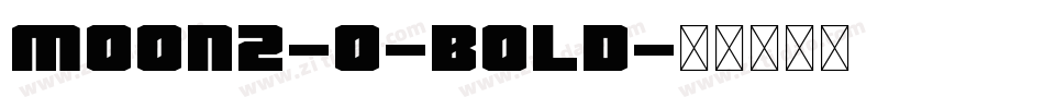 Moon2-0-Bold字体转换
