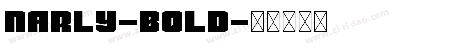 Narly-Bold字体转换