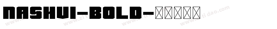 Nashvi-Bold字体转换