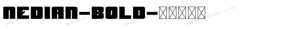 Nedian-Bold字体转换