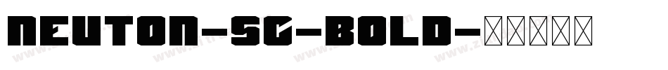 Neuton-SC-Bold字体转换