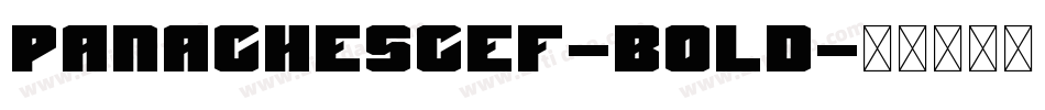 PanacheSCEF-Bold字体转换