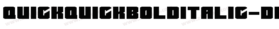 QuickquickBoldItalic-dDJX字体转换