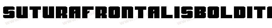 SuturaFrontalisBoldItalic-MDJ字体转换