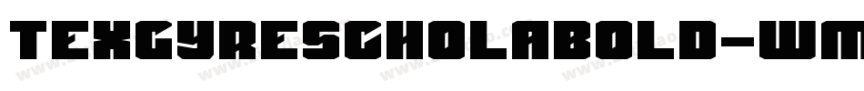 TexgyrescholaBold-WmLO字体转换