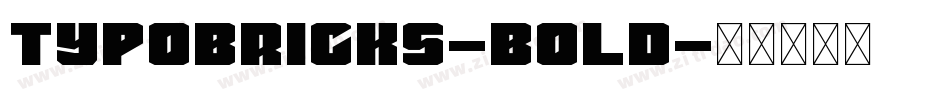 Typobricks-Bold字体转换