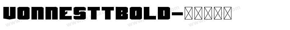 VonnesTTBold字体转换