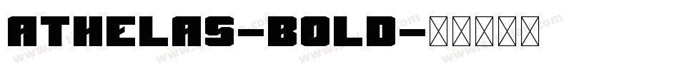 athelas-bold字体转换