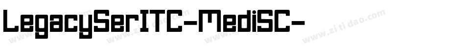 LegacySerITC-MediSC字体转换