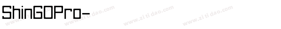 ShinGOPro字体转换