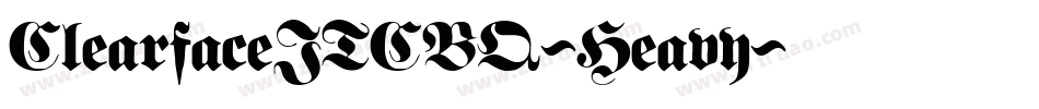 ClearfaceITCBQ-Heavy字体转换 ClearfaceITCBQ-Heavy字体转换