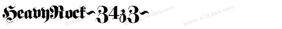 HeavyRock-Z4zZ字体转换