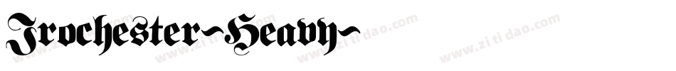 Irochester-Heavy字体转换