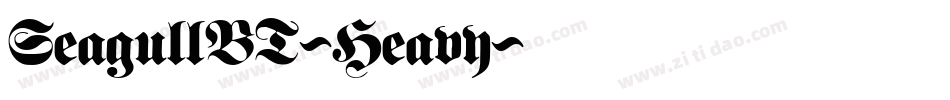 SeagullBT-Heavy字体转换