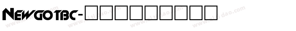 Newgotbc字体转换