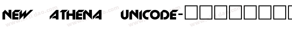 new_athena_unicode字体转换