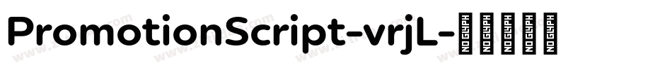 PromotionScript-vrjL字体转换