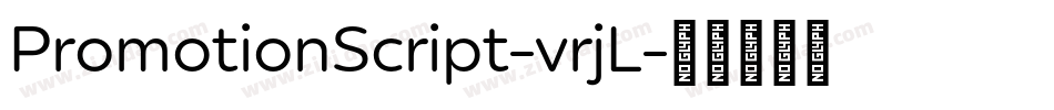 PromotionScript-vrjL字体转换