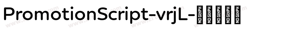 PromotionScript-vrjL字体转换